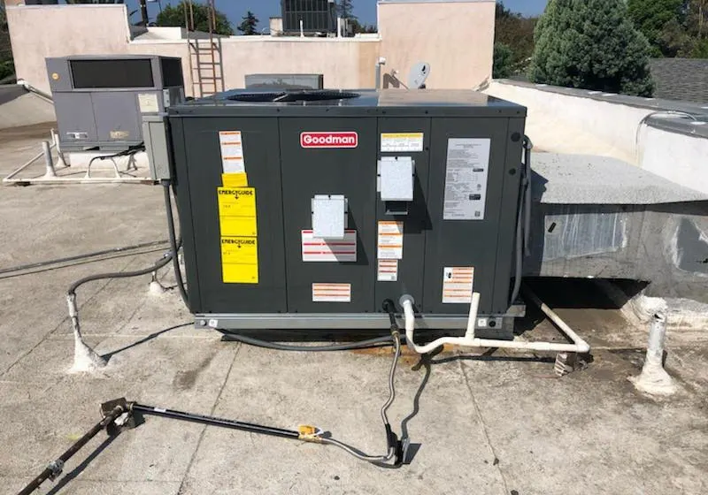 Goodman Rooftop HVAC Installation